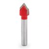 Freud – 20-104 V Groove Router Bit 12D 716CL 14SH 90 Degree